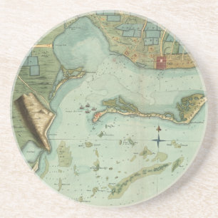 MAP: JAMAICA, 1756 COASTER
