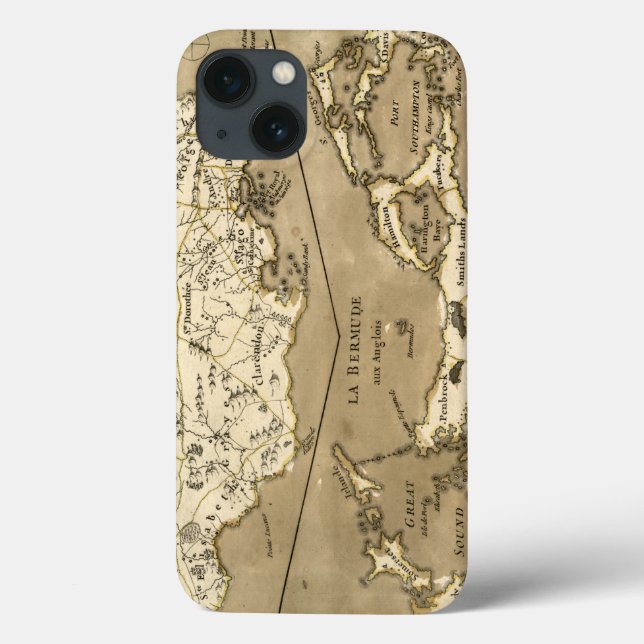 MAP: JAMAICA, 1767 Case-Mate iPhone CASE (Back)