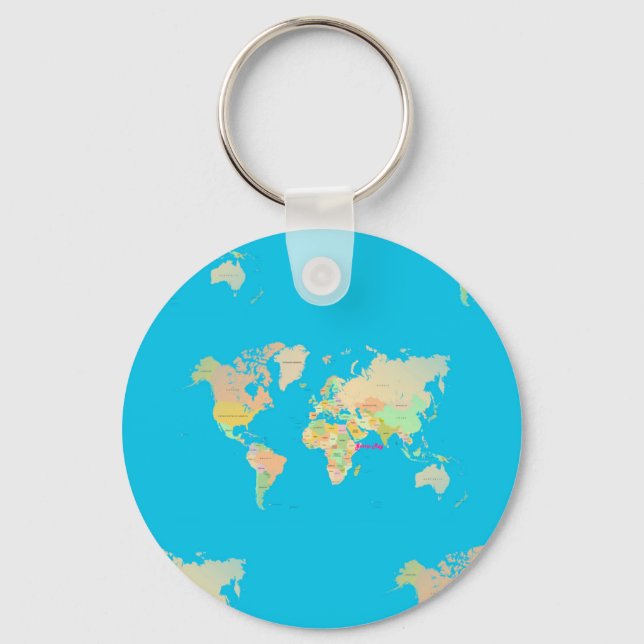 map key ring (Front)