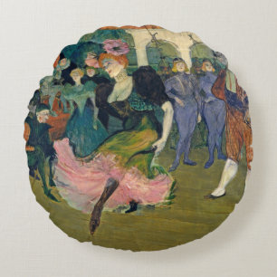 Map: Magellan's Voyage Around the World Round Cushion