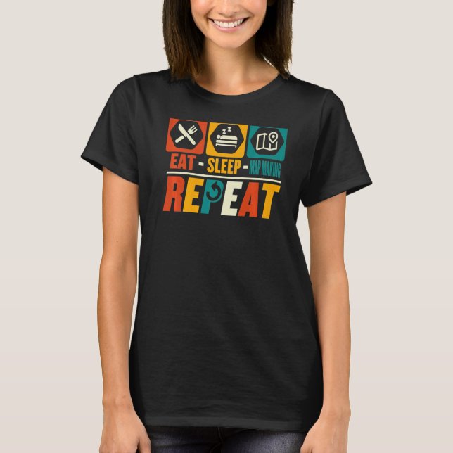 Map Making Mode On   Cartography Cartographer T-Shirt (Front)