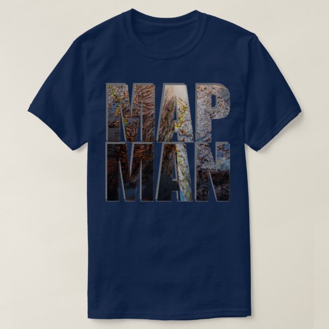 MAP MAN T-Shirt (Design Front)