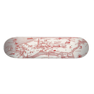MAP: MANHATTAN, c1935 Skateboard