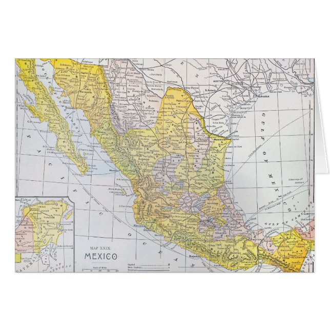MAP: MEXICO (Front Horizontal)