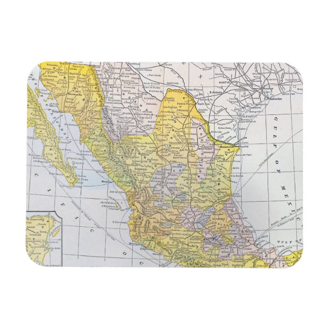 MAP: MEXICO MAGNET (Horizontal)