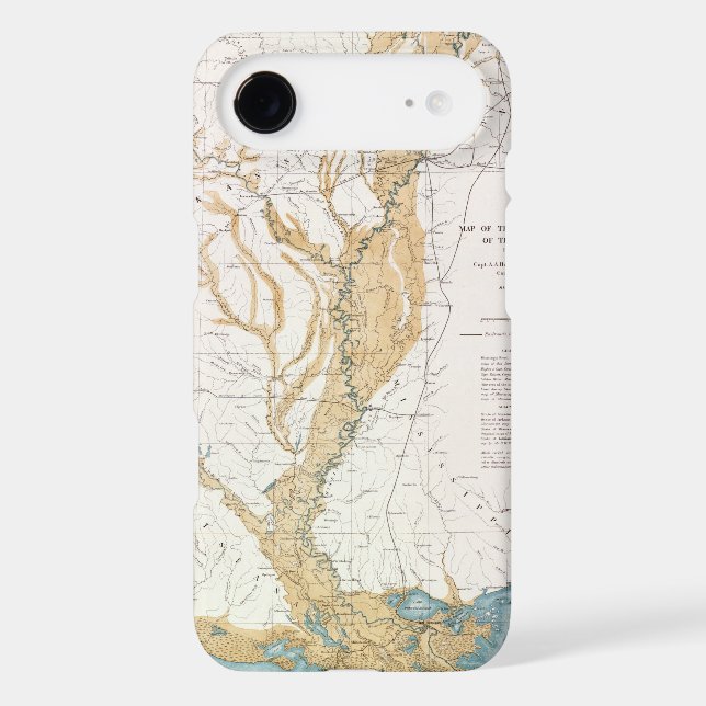 MAP: MISSISSIPPI RIVER, 1861 Case-Mate SAMSUNG GALAXY CASE (Back)