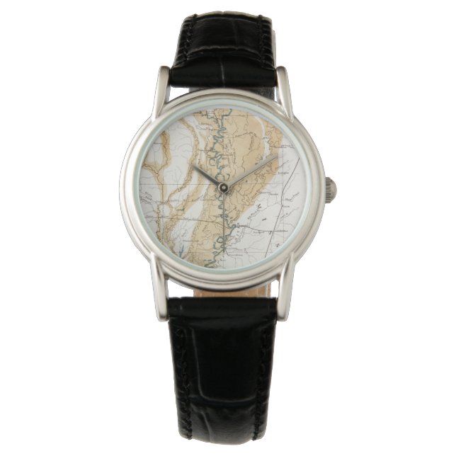 MAP: MISSISSIPPI RIVER, 1861 WATCH (Front)