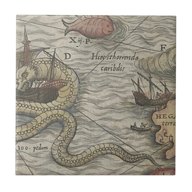 Map Monster/Sea Serpent Tile (Front)