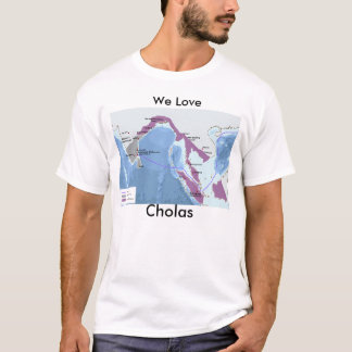 map_new, We Love, Cholas , tamils T-Shirt