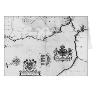 Map No.8 showing the route of the Armada fleet