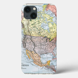 MAP: NORTH AMERICA, 1890 iPhone 13 CASE