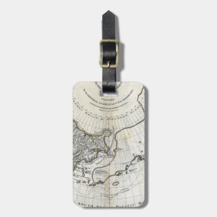 MAP: NORTH PACIFIC LUGGAGE TAG