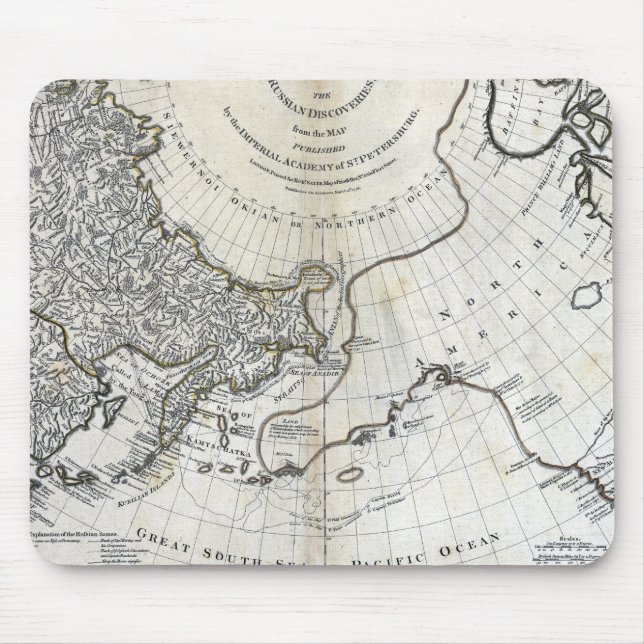 MAP: NORTH PACIFIC MOUSE PAD (Front)