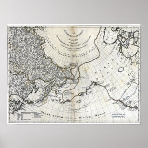 MAP: NORTH PACIFIC POSTER
