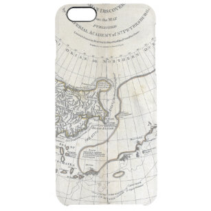 MAP: NORTH PACIFIC CLEAR iPhone 6 PLUS CASE