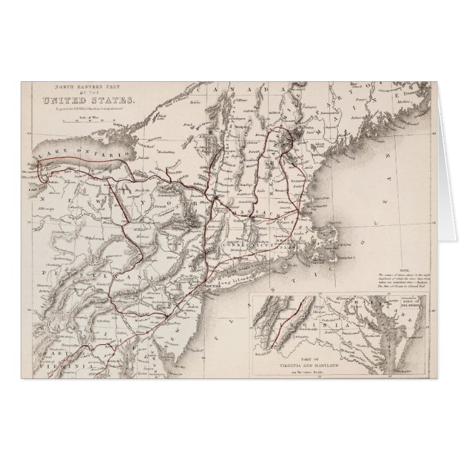 Map: Northeast USA (Front Horizontal)