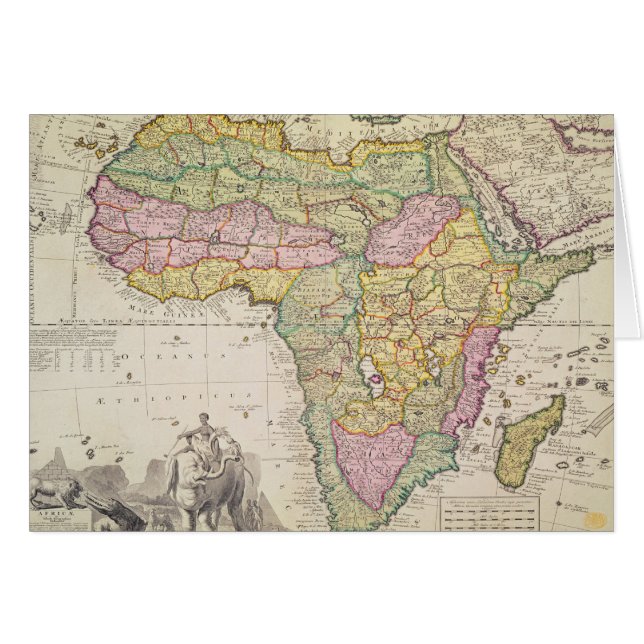 Map of Africa (Front Horizontal)