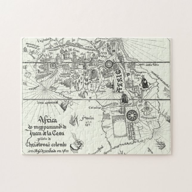 Map of Africa | 1500 Jigsaw Puzzle (Horizontal)