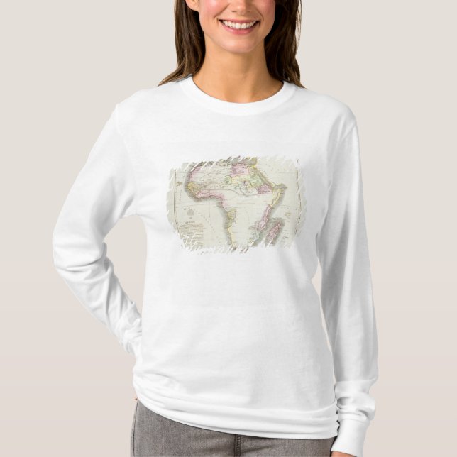 Map of Africa, 1821 T-Shirt (Front)