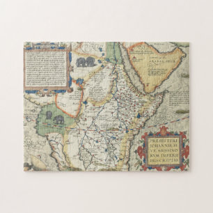 Map of Africa and the Arabian Peninsula Jigsaw Puzzle