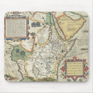 Map of Africa and the Arabian Peninsula Mouse Pad