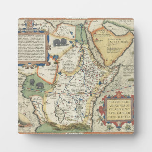 Map of Africa and the Arabian Peninsula Plaque