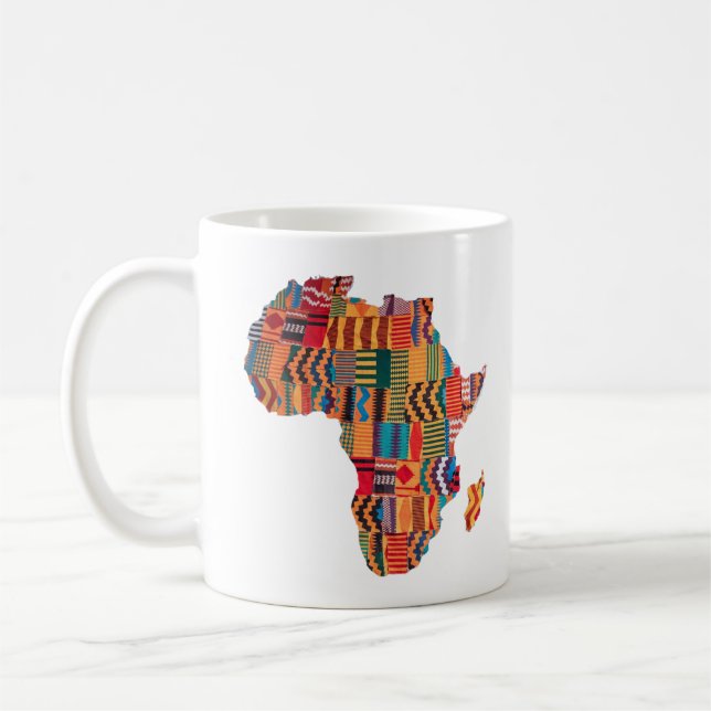 Map of Africa Coffee Mug (Left)
