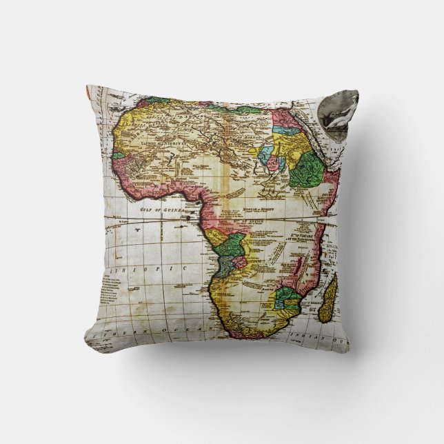 Map of Africa Cushion (Front)