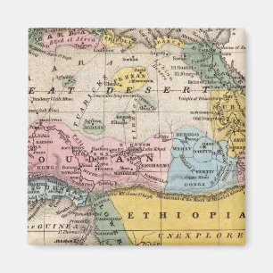 Map of Africa Magnet