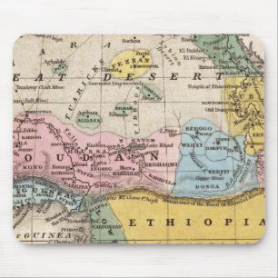 Map of Africa Mouse Pad