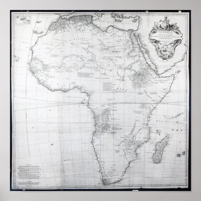 Map of Africa Poster (Front)