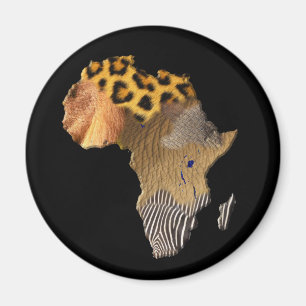 Map of Africa, The Dark Continent Magnet