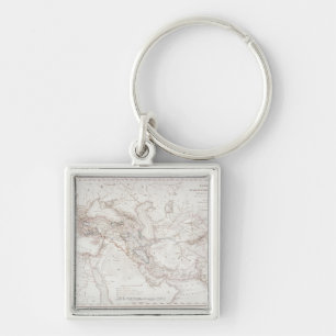 Map of Alexander the Greats Empire Key Ring