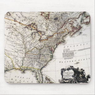 MAP OF AMERICA, 1809 MOUSE PAD