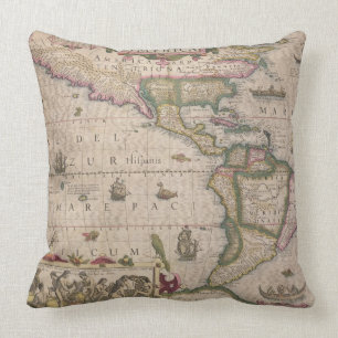 Map of America, from the Mercator 'Atlas', pub. by Cushion