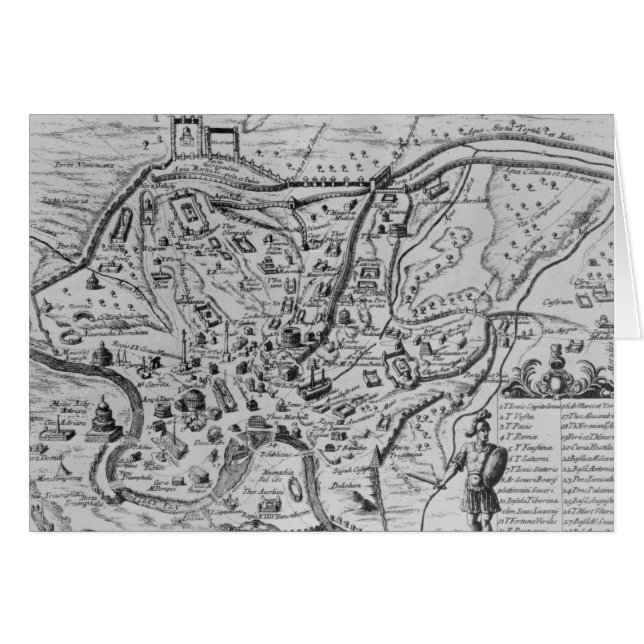 Map of Ancient Rome (Front Horizontal)