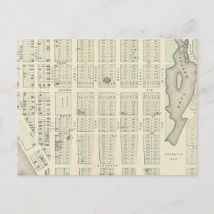Map of Asbury Park, Monmouth County, New Jersey Postcard