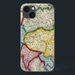 Map Of Asia iPhone 13 Case<br><div class="desc">Map Of Asia. By Mitchell,  Samuel Augustus (186). Published by ''Phila: S.A. Mitchell Jr".</div>