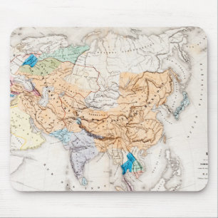 Map of Asia Time of Kublai Khan Mouse Pad