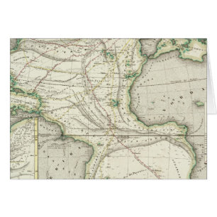 Map of Atlantic Ocean