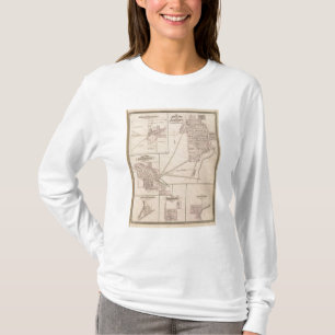 Map of Auburn, De Kalb Co T-Shirt