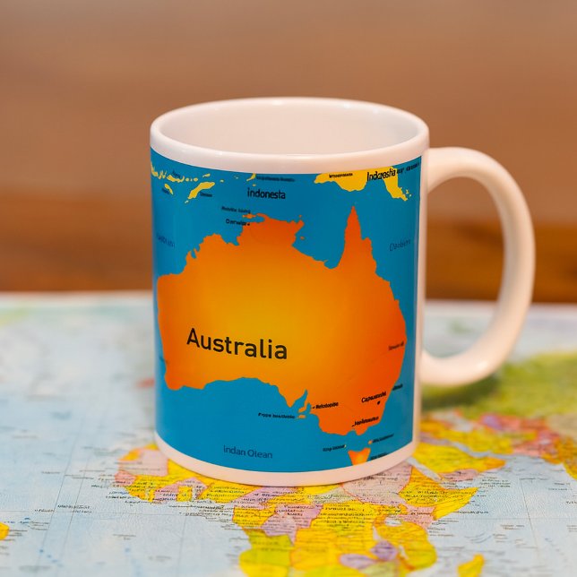 Map Of Australia Coffee Mug (Creator Uploaded)
