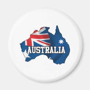Map Of Australia Magnet