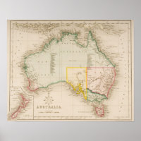 Map of Australia & New Zealand