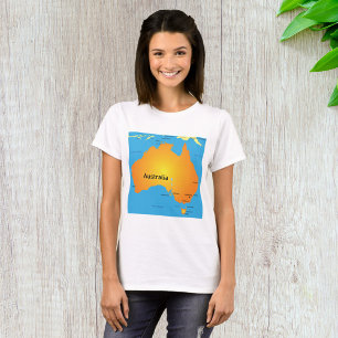 Map Of Australia T-Shirt