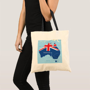 Map Of Australia Tote Bag