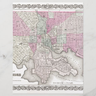 Map of Baltimore Maryland