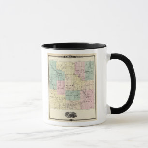 Map of Barron County, State of Wisconsin Mug