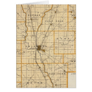 Map of Bartholomew County
