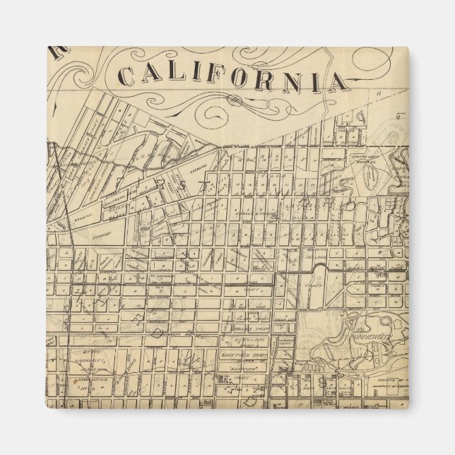 Map of Berkeley, California Magnet (Front)